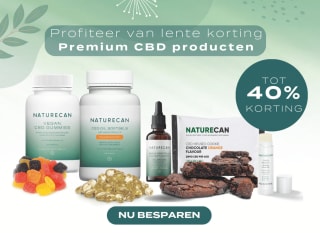 Tot 40% Lentekorting op CBD bij Naturecan