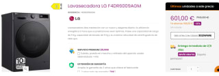 Lavasecadora LG F4DR6009AGM por 571€