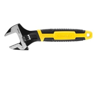 Marca STANLEY Llave Ajustable MAXSTEEL, Longitud 200mm, Acabado Fosfatado, Cromo Vanadio, Mango Ergonómico Bimaterial por 8,99€