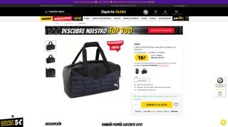 PUMA individualRISE Bolsa de deporte por 13,74€