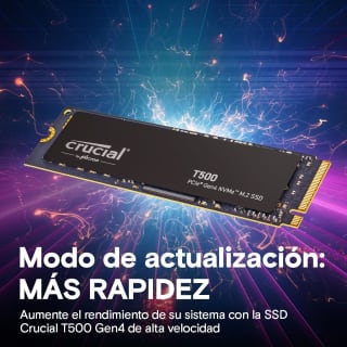 SSD Crucial T500 1TB PCIe Gen4 NVMe M.2 por 79,95€