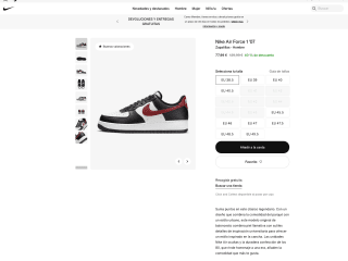 Zapatillas NIKE AIR FORCE 1 por tan solo 77,99€