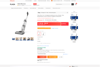 Aspiradora Tineco iFloor en seco y húmedo a 192,38€