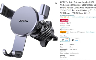 UGREEN Auto Telefoonhouder €11,90 bij Amazon