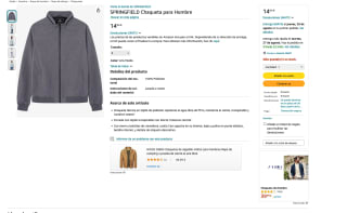 Chaqueta SPRINGFIELD para Hombre por solo 14,04€