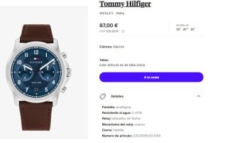 Reloj de Hombre Tommy Hilfiger WESLEY por 87€