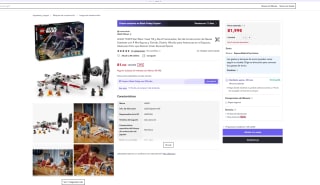 Pack de 3 Legos Star Wars por solo 81,99€ (Nuevos usuarios por 49,19€)