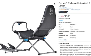 Playseat Challenge X - Logitech G Edition voor €199 bij Amazon
