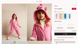 Disfraz Rosa/Sonic el erizo H&M 9,99€