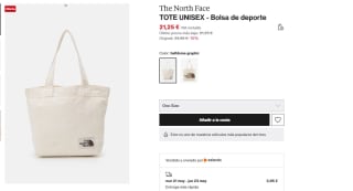 Bolsa Tote marca The North Face por 21,25€