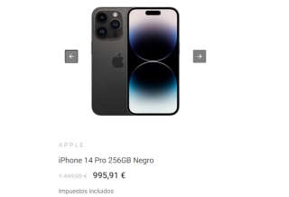 Apple iPhone 14 Pro 256GB por 995.91€