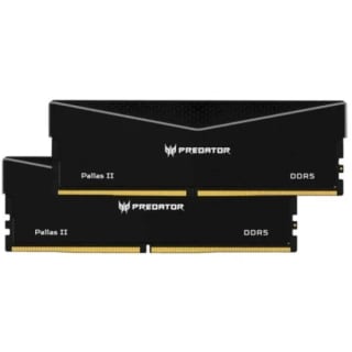 Memoria RAM Acer Predator Pallas II DDR5 6000MHz 32GB 2x16GB CL34 Negra Intel XMP 3.0 y AMD EXPO por 89,99€