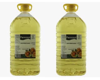 2 Garrafas de Aceite Refinado De Girasol PEREZSOL Garrafa 5L por 9.66€