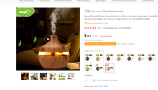 Humidificador de aire eléctrico por 8,61€