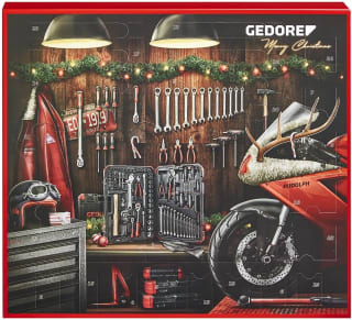 GEDORE Red 42-delig gereedschap adventskalender voor €26,62 bij Amazon