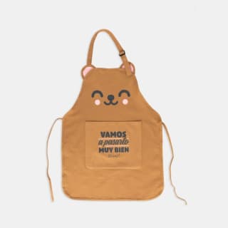 Delantal infantil Mrwonderful Vamos a pasarlo muy bien por solo 4,65€