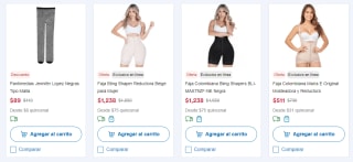 50% de rebaja en Ropa Interior y Coordinados de Mujer en Coppel