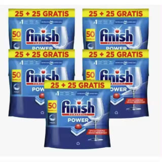 Finish Powerball Lavavajillas 25+25*5 total 250 lavados Por 30,25€