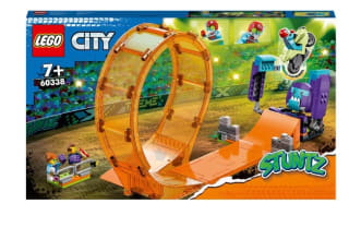 Set de Construcción Rizo Acrobático: Chimpancé Devastador con Moto de Juguete LEGO City Stuntz por 16,50€