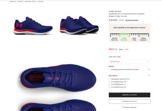 Zapatillas Under Armour Charged Breeze Hombre a solo 44,95€