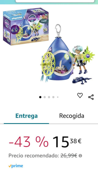 Set Playmobil Casa Moon Fairy por 15,38€