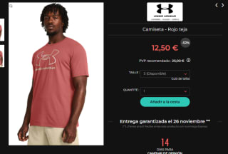 Hasta 70% + 10€ descuento en ropa y calzado Under Armour precios d elocura