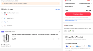 Soporte Estante de Almacenamiento de Ollas y Sartenes 5 Niveles por solo 11,34€