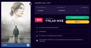 Silent Hill 2 (PC) por $776 en CDKeys
