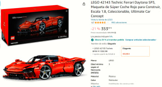 Lego Ferrari Daytona SP3 (42143) voor €265,42 bij Amazon