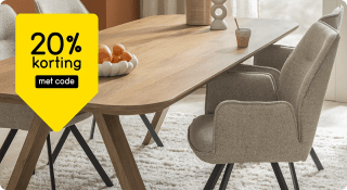 20% korting op bijna alles bij Leenbakker!