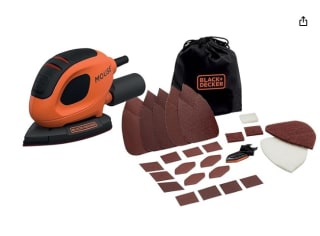 Chollazo Black+Decker BEW230BCA-QS, Lijadora orbital, por 18,99€