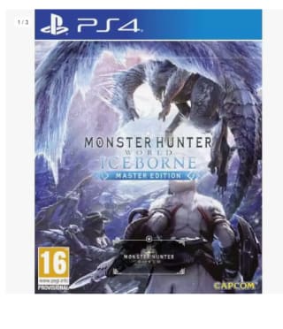 Juego PS4 Monster Hunter World: Iceborne Edición Máster por 17.47€ (Cuenta Nueva 10.48€)