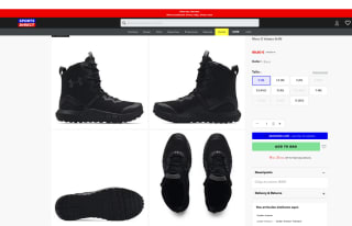 Botas tácticas UNDER ARMOUR Micro G Valsetz Sn99 por 69,60€