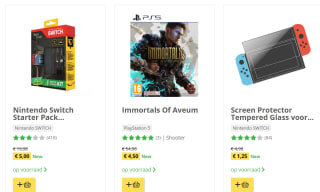 Tot 75% korting op card-en videogames, accessoires én merch bij Game Mania