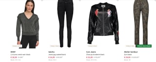 27% extra korting op de sale tot 80% of 30% extra korting op zwarte kleding