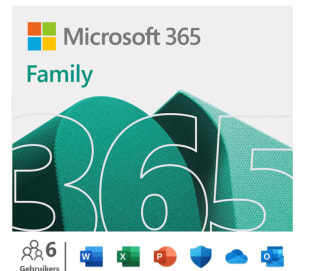 Microsoft 365 Family | 6 Gebruikers - 1 jaar | Inclusief updates voor €44 bij de Mediamarkt