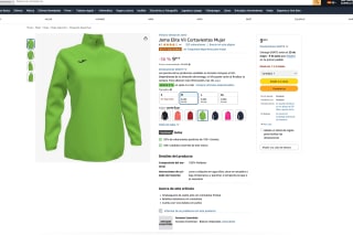 Cortavientos JOMA Elite VII Mujer por solo 9,99€