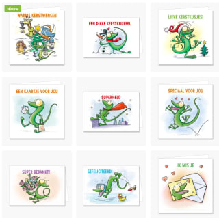 Gratis Gijs Gekko Kaart naar keuze dmv code via Kaartje2go inclusief postzegel
