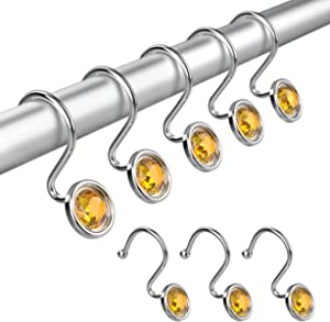 12 ganchos para cortina de ducha Shinowa a 6,49€