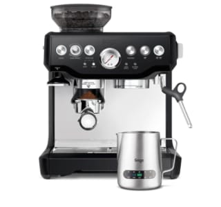 Cafetera Sage Barista Express SES875BKS - 2400W, 15 Bar, Manómetro, 16 Ajustes Molinillo por 479€