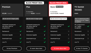 6 maanden Videoland (basis) voor €3,99 p/m [BLACKFRIDAY]