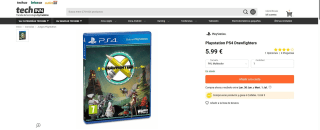 Jujego Playstation PS4 Drawfighters por 5,99€