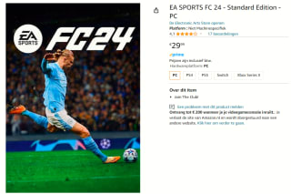EA SPORTS FC 24 - Standard Edition - PC voor €29,99 bij Amazon
