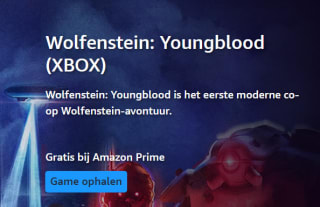 Wolfenstein: Youngblood gratis voor PC/XBOX via Amazon Prime gaming