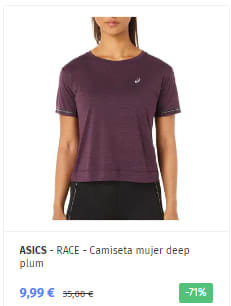 ASICS - Camisetas hasta 9,99€