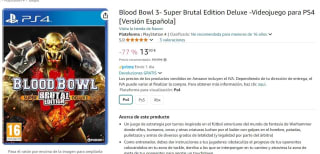 Blood Bowl 3- Super Brutal Edition Deluxe -Videojuego para PS4 [Versión Española] por 13,90€
