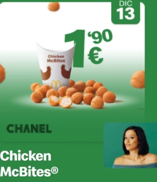 20 Chicken McBites por 1,90€