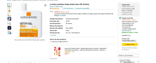 La Roche Posay SPF 50 Anthelios Uv Mune 50ml por 14,95€