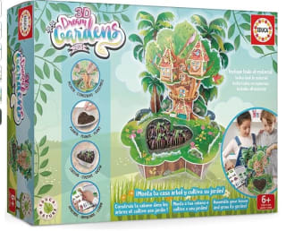 Marca Educa Borras Juego De Mesa Interactivo 3D Dream Gardens 2 In 1 Casa Del Árbol por 6€.