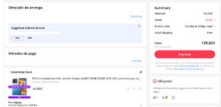 POCO M5s versión Global de 8GB/256GB por 139,82€